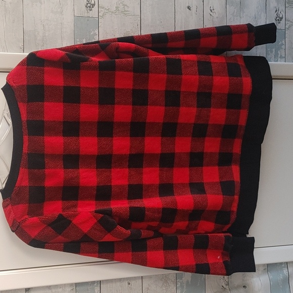 Wondershop at Target M Buffalo Plaid Fuzzy Sweater - Picture 2 of 4